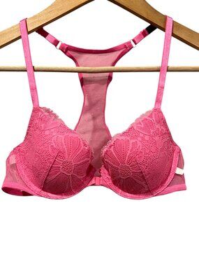 Victoria Secret Pink Racerback Push-up Bra, NWT, 34A